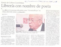 Librería con nombre de poeta