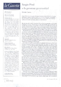 sergio Pitol o la generosa generosidad