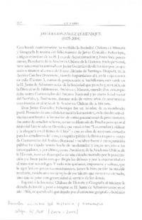 Javier González Echenique (1925-2004)