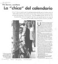 La "chica" del calendario (entrevista)