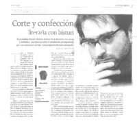 Corte y confección literaria con bisturí