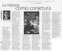 La Historia como conjetura