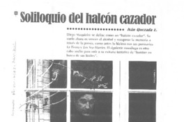 Soliloquio del halcón cazador