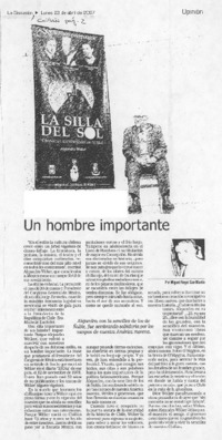 Un hombre importante