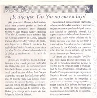 Te dije que Yin Yin no era su hijo!