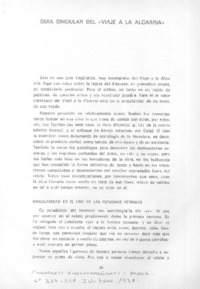 Guía singular del "Viaje a la Alcarria"