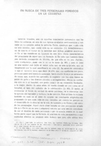 En busca de tres personajes perdidos en La Colmena