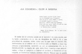 "La colmena": olor a miseria