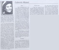 Gabriela Mistral