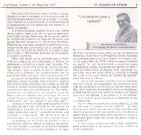 "Un hombre justo y valiente"