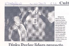 Dinko Pavlov lidera proyecto que recuerda masacre obrera