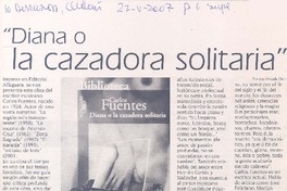 "Diana o la cazadora solitaria"