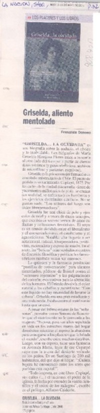 Griselda, aliento mentolado