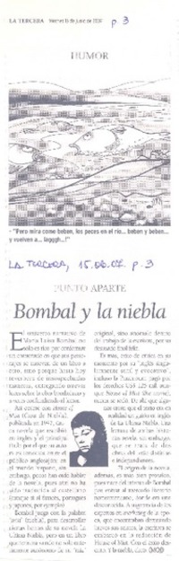 Bombal y la niebla