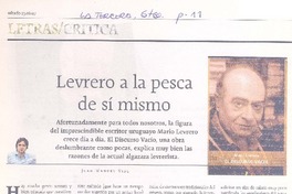 Levrero a la pesca de sí mismo