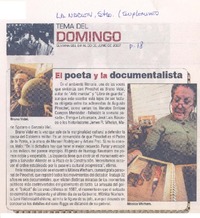 El Poeta y la documentalista