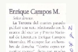Enrique Campos M.