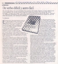 De verbo difícil y acero fácil