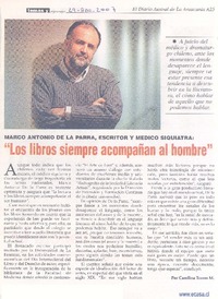 "Los libros siempre acompañan al hombre"