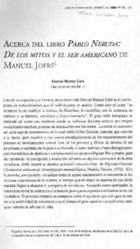 Acerca del libro Pablo Neruda