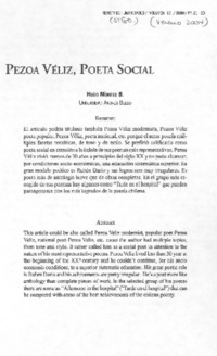 Pezoa Véliz, poeta social