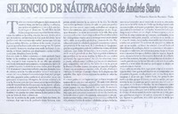 Silencio de náufragos de Andrés Sarto