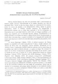 Medio siglo poetizando