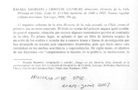 Historia de la vida privada en Chile. Tomo II