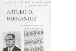 Arturo D. Hernández