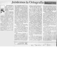 Jubilemos la ortografía