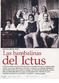 Las bambalinas del Ictus