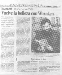 Vuelve la belleza con Warnken (entrevista)