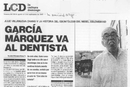 García Márquez va al dentista
