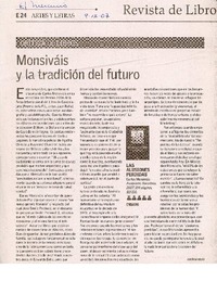 Monsiváis y la tradición del futuro
