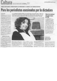 Para los periodistas asesinados por la dictadura