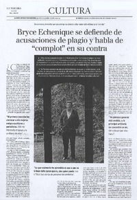 Bryce Echenique se defiende de acusaciones de plagio y habla de "complot" en su contra