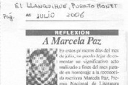 A Marcela Paz