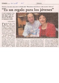 "Es un regalo para los jóvenes"