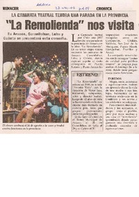 "La Remolienda" nos visita