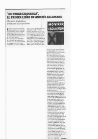 "No virar izquierda", el primer libro de Andrés Allamand