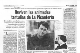 Reviven las animadas tertulias de La Picantería