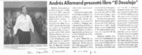 Andrés Allamand presentó libro "El Desalojo"