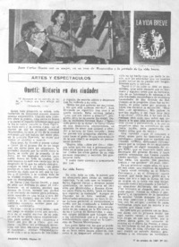 Onetti; historia en dos ciudades