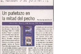 Un puñetazo en la mitad del pecho