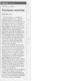 Ficciones inciertas