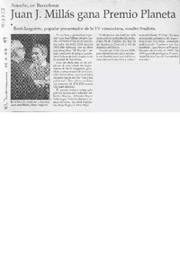 Juan J. Millas gana Premio Planeta