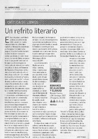 Un refrito literario