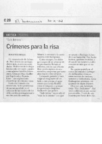 Crímenes para l risa