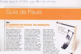 La Arquitectura del fantasma