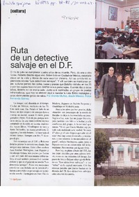 Ruta de un detective salvaje en el D. F.